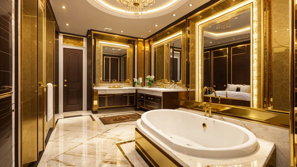 　gold　luxury　bathroom　
