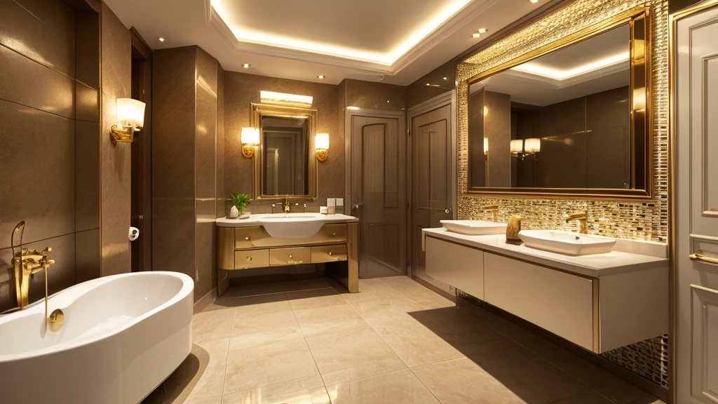 Ultra Gold luxury bathroom