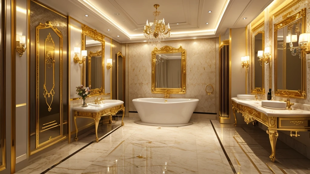 Ultra Gold luxury bathroom