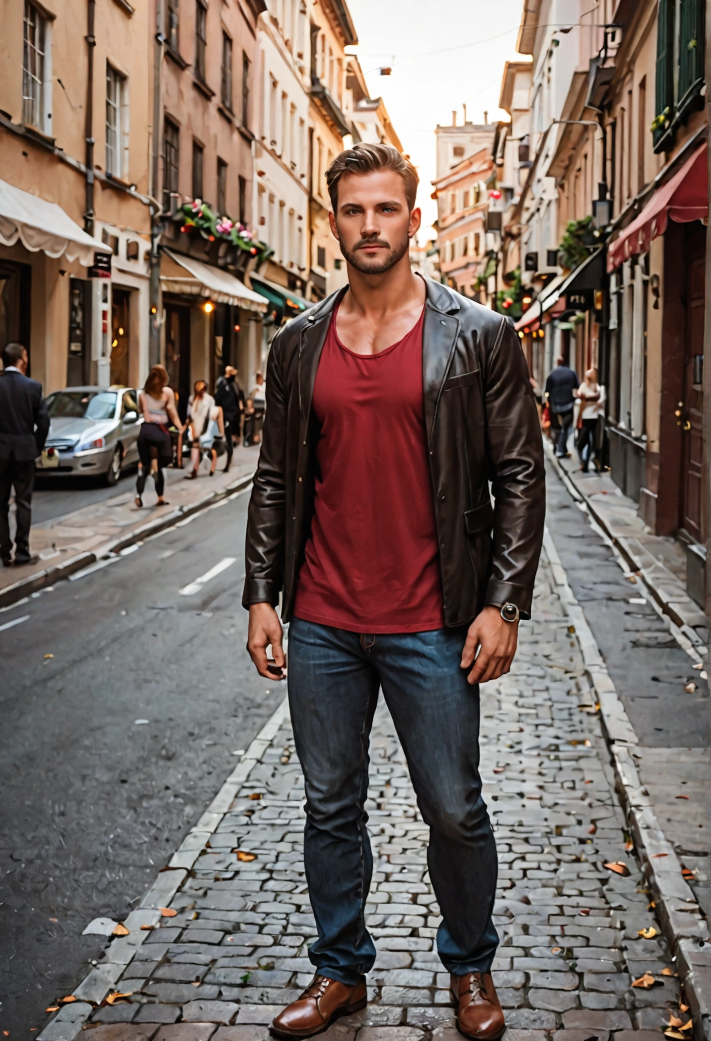 score_9, score_8_up, score_7_up, score_6_up, score_5_up, score_4_up, (realistic) handsome men ,street