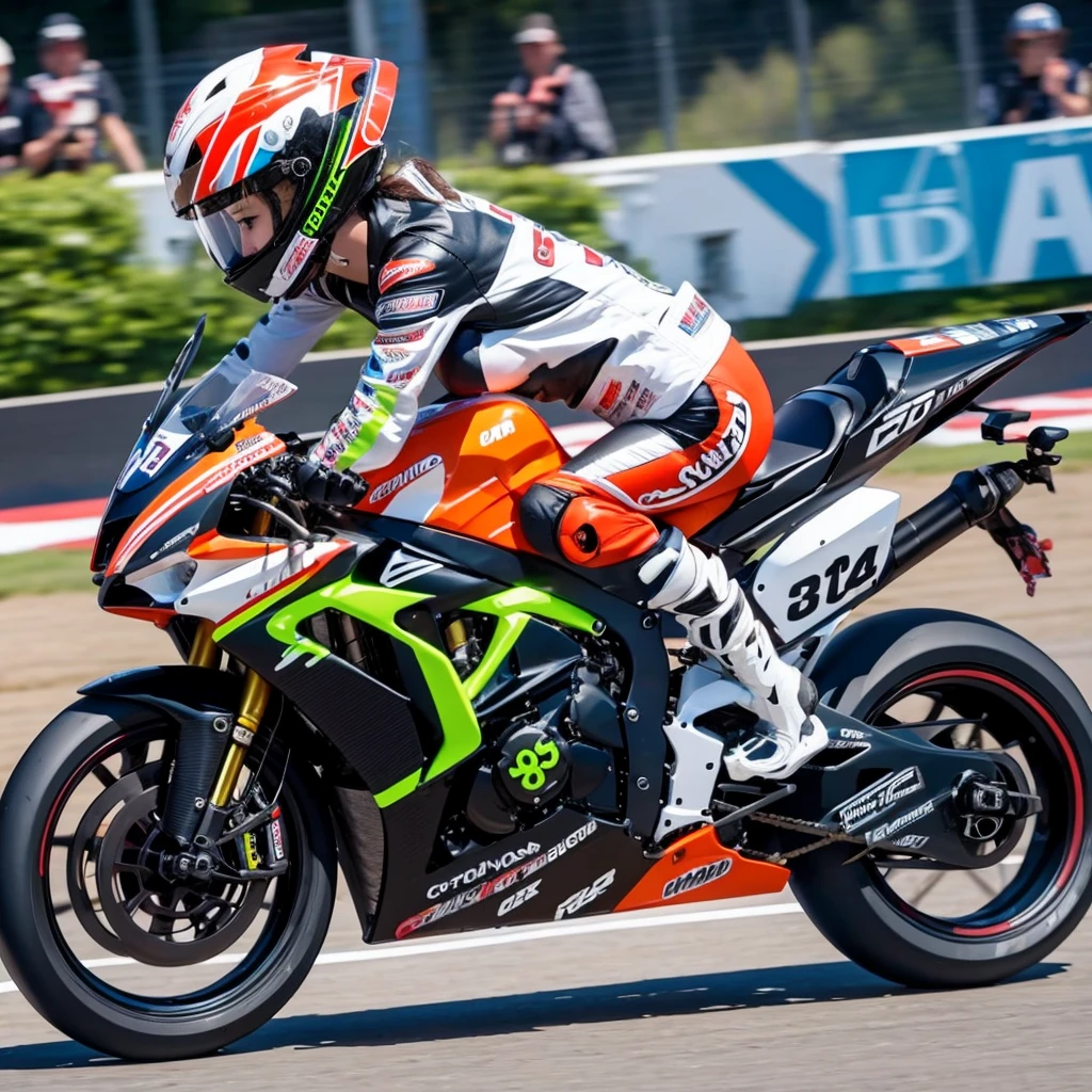 Circuit Racing Bike Female Racer