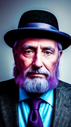 Photo with color An Abramowicz man focus on the face
