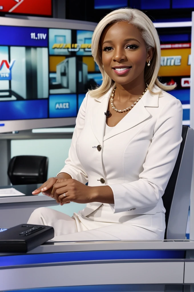 A white Newscaster named Mendy Old