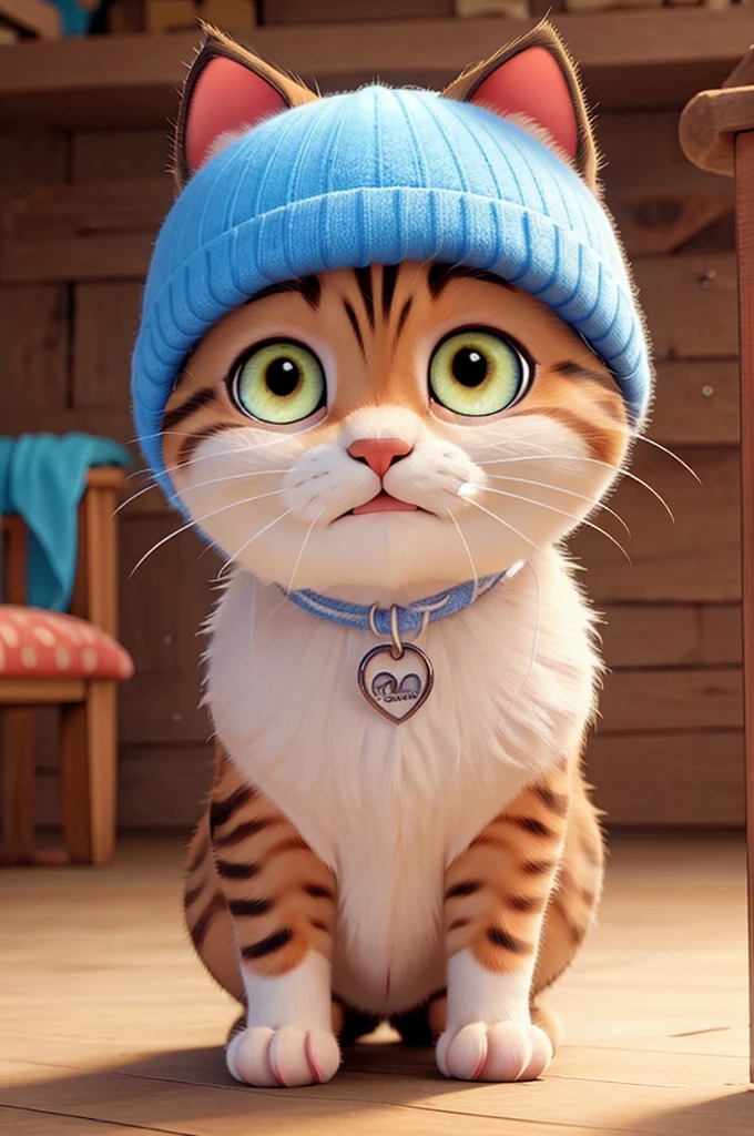 Cute kitten crying