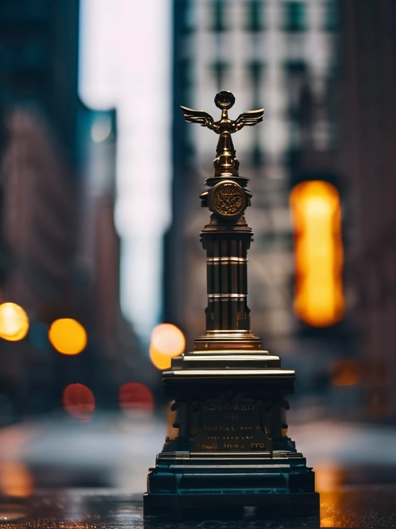 cinematic photo The angel in the city of New York   35mm photograph, film, bokeh,  professional, 4k, highly detailed