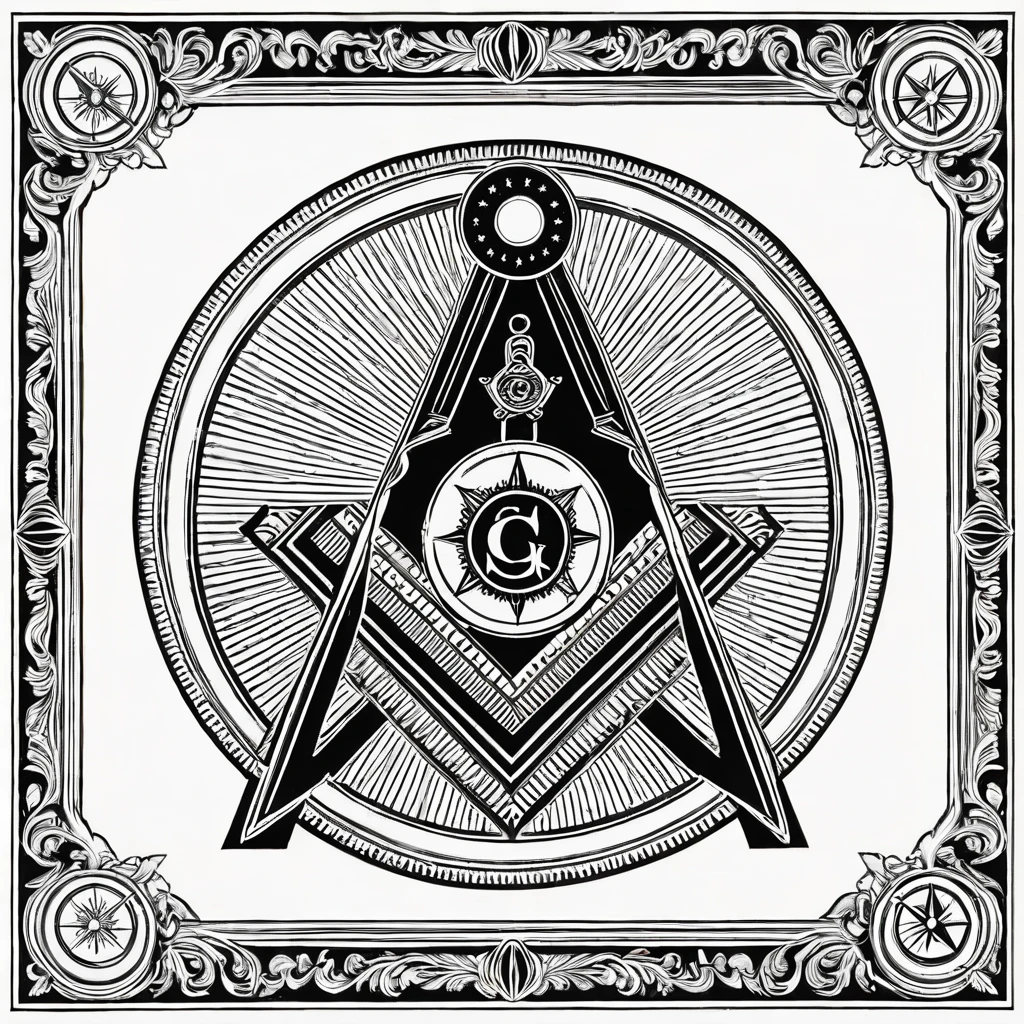 masonic square and compass