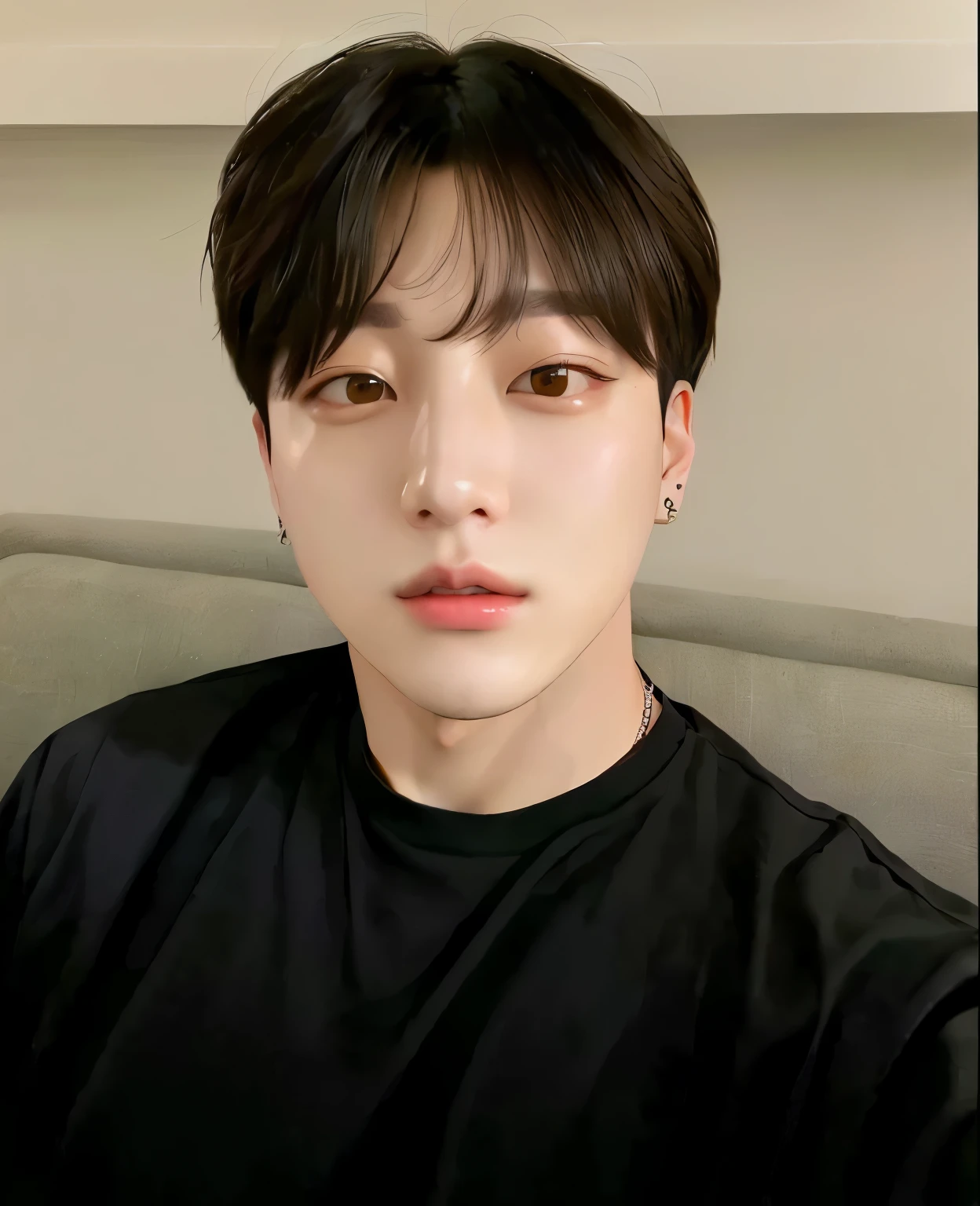 Inspired by Jungkook, self-portrait, HD.