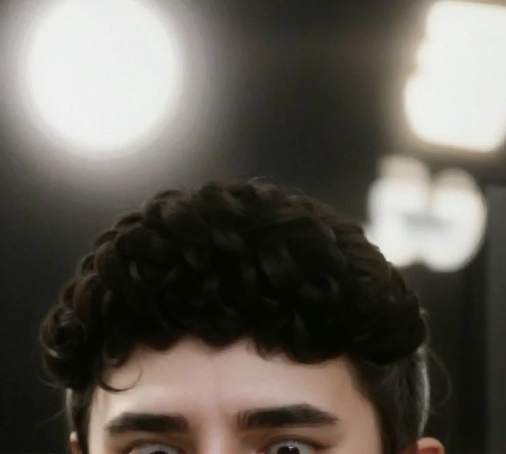 Boy curly hair 