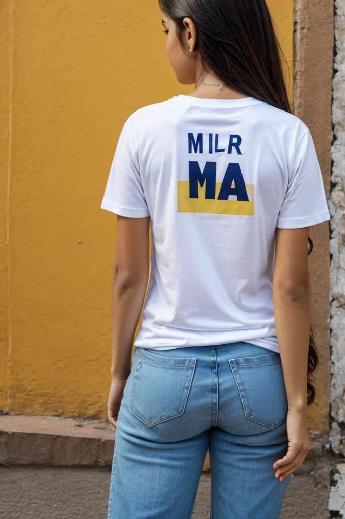 Colombia t-shirt with name Mery on the back