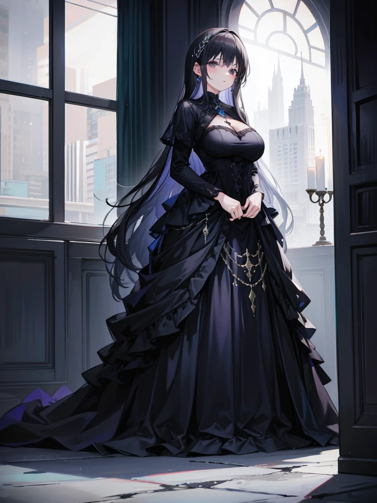 A dark fantasy dress