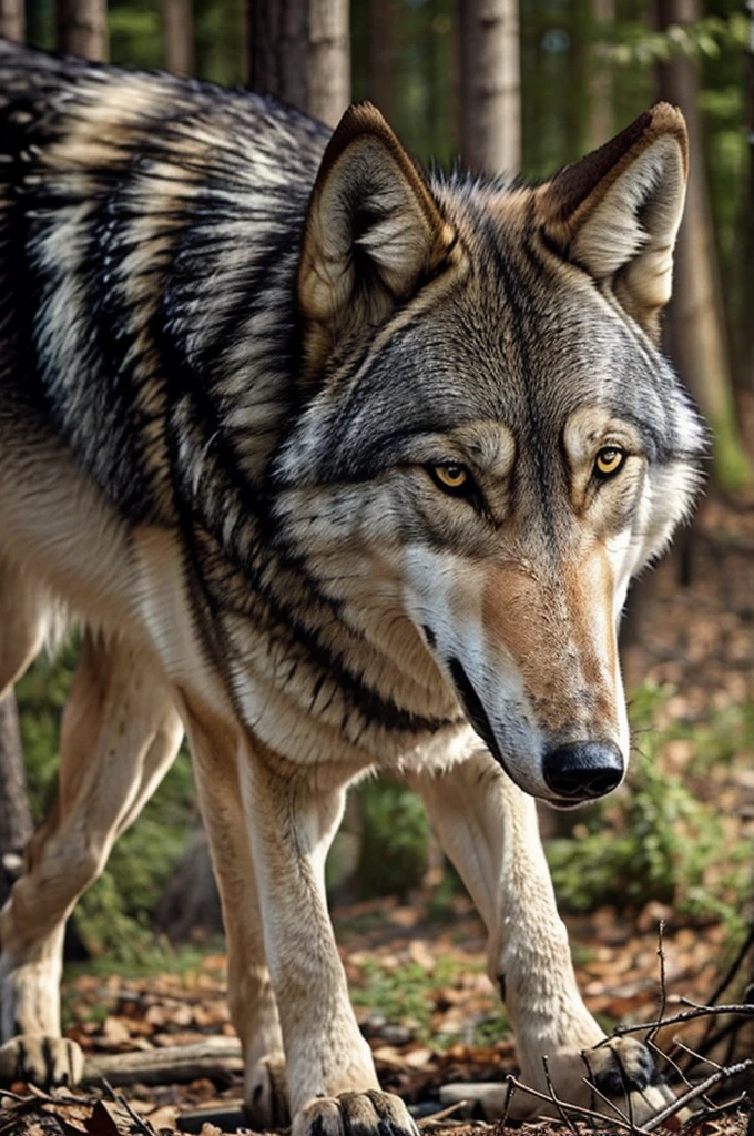 (an male) (has an wolf themed stuff on)
