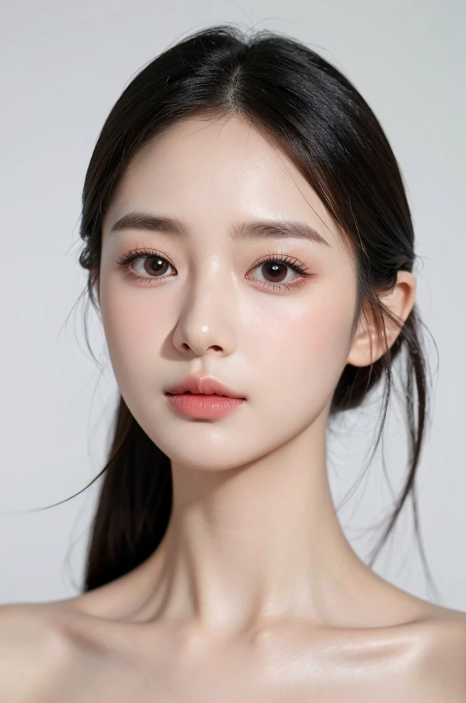 (Details of the face、best qualtiy:1.2)，Lovely woman，Single Eyelids，Large nose bridge，large nose，pointy nose，tall nose bridge，Fracture of the nasal bridge，Danfeng Eyes，Single Eyelids，Thin lips，Close your lips，Cute little mouth，Thin lips，High nose，roman nose，pointy nose，Wide nose wings，Single Eyelids，with fair skin，The facial features are exquisite and perfect，kawaii，Single Eyelids，Delicate and delicate eyes，number art，Amazing little eyes，Delicate thin eyebrows，orthofacial，Frontal makeup，The corners of the mouth are thin，The corners of the mouth are raised，Goose egg face，Exquisite and beautiful，petty eyes，Danfeng Eyes，Elongated eyes，Cute little mouth