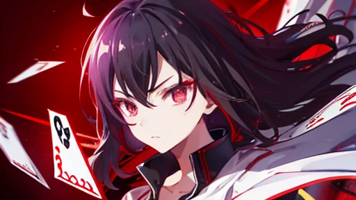 Black Hair,Red Eyes Card,Dice,game,Winning spirit,knife,world,revolution,Poker face
