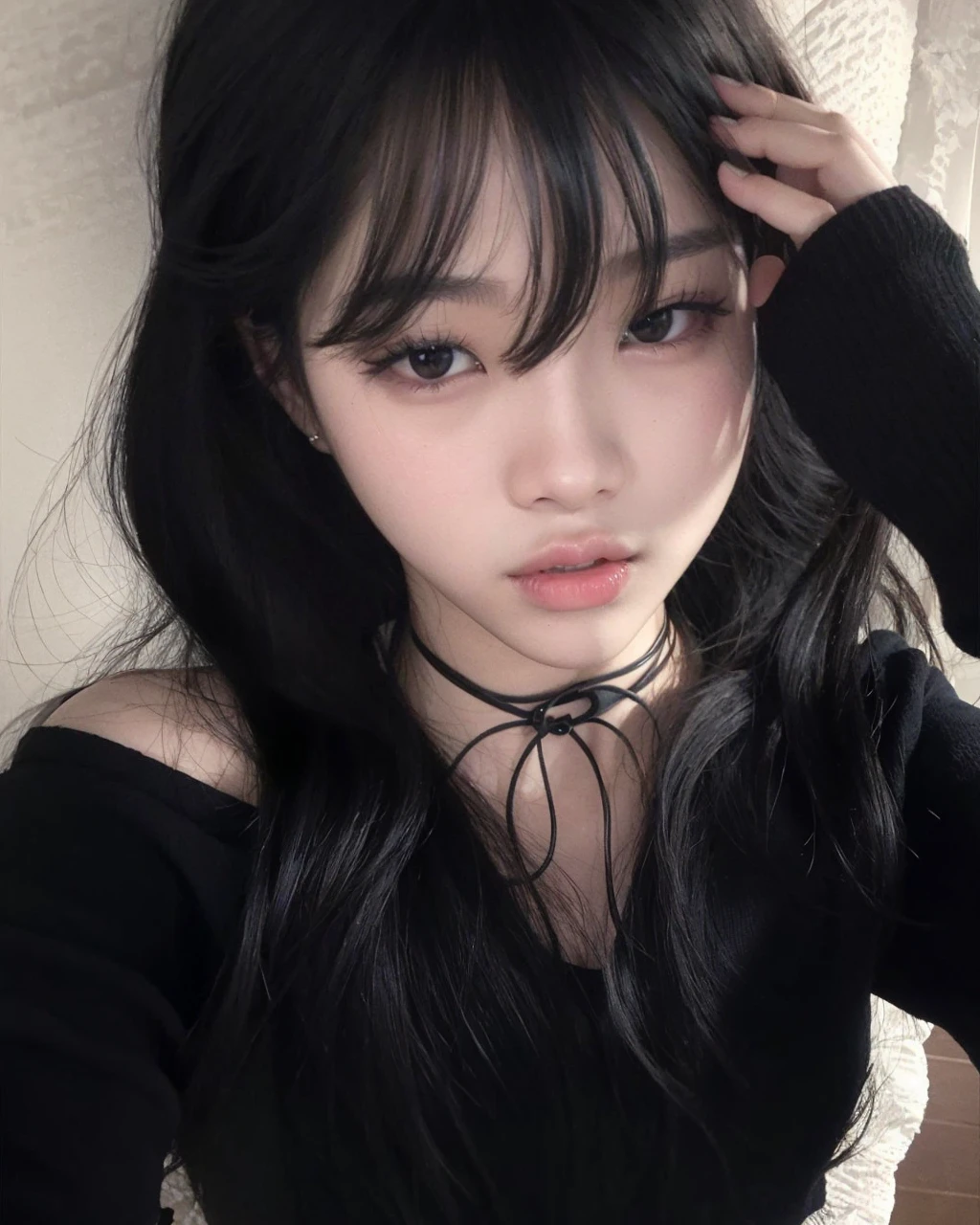 Face of Jennie Kim from Kpop group Blackpink