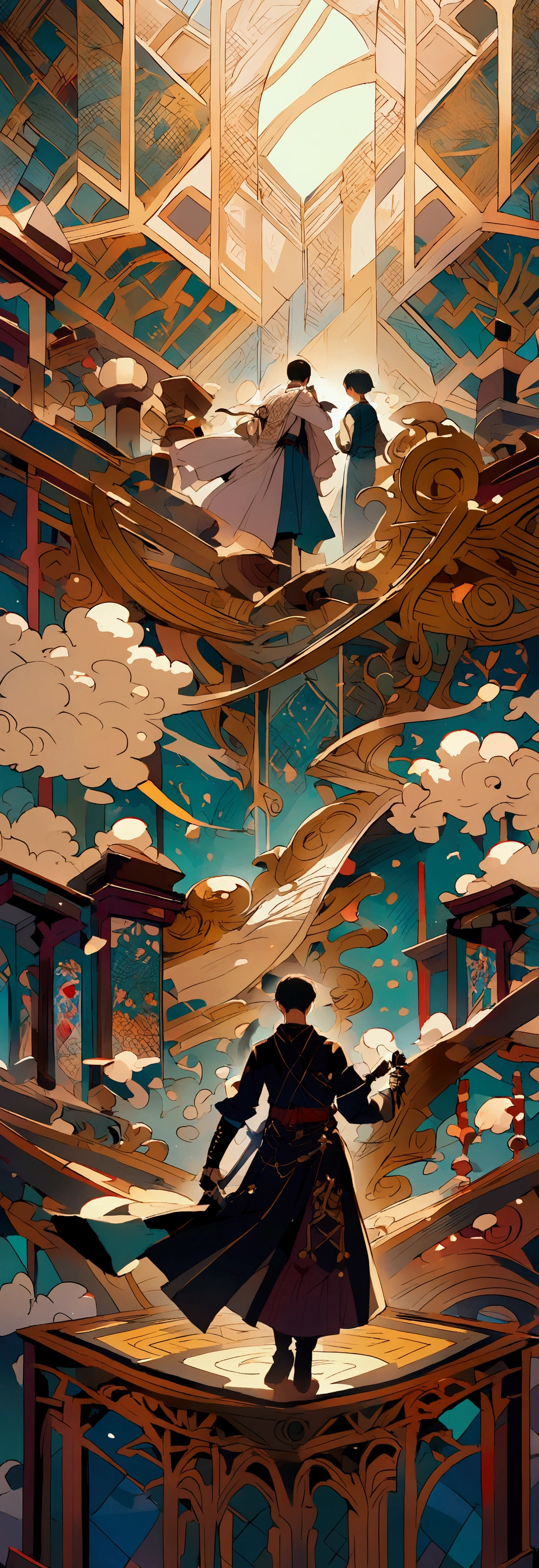 A calm and patient swordsman.