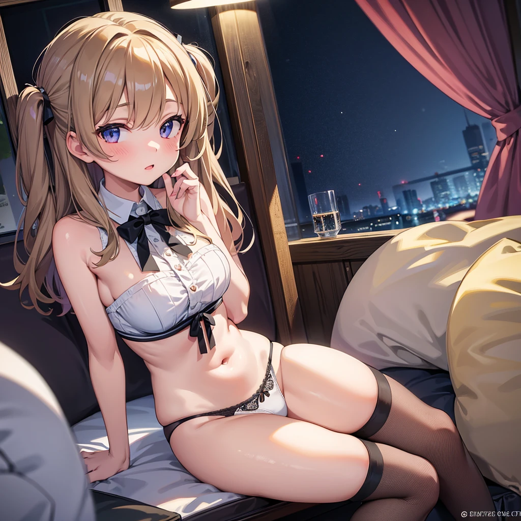 masterpiece, best quality, ultra detailed, 1 girl, panties, 