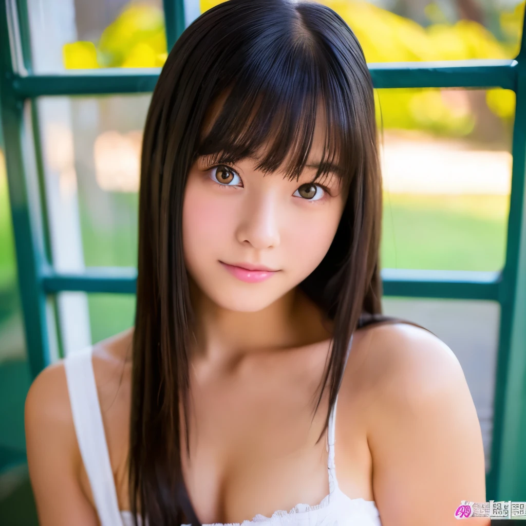1 top quality girl Very cute beauty small, Bright Eyes Shine, Shine肌 18-year-old, Black Hair Clean and bright appearance, , and a cute Beautiful Bangs Big Breasts School high school Nude Erotica Blushed cheeks