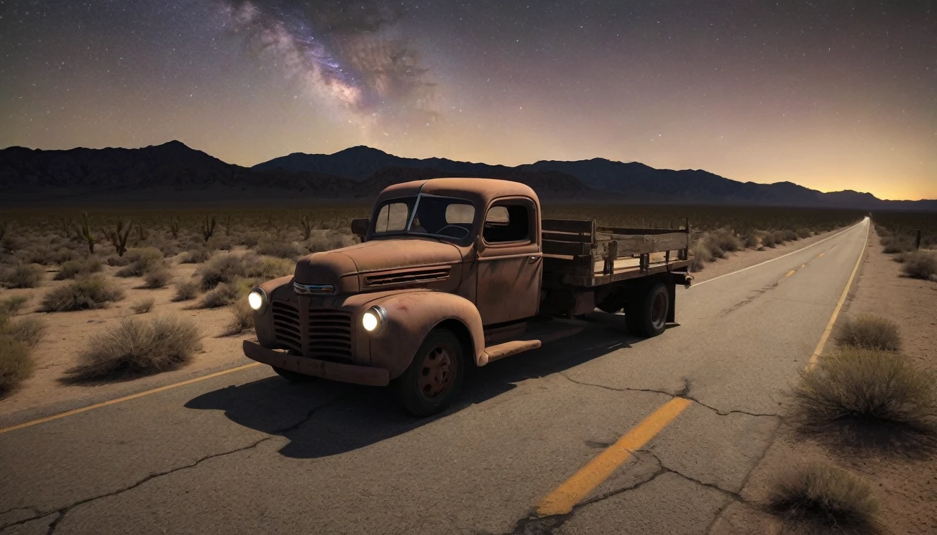It was a hot and silent night in the Mojave Desert, in California, when the veteran truck driver, with almost fifteen years on the road, found himself faced with a mystery that still haunts him. It was 2017, and he was driving toward Arizona at night, with only the dim light of his headlights illuminating the way. This lonely journey would prove to be one of the most disturbing of his career.