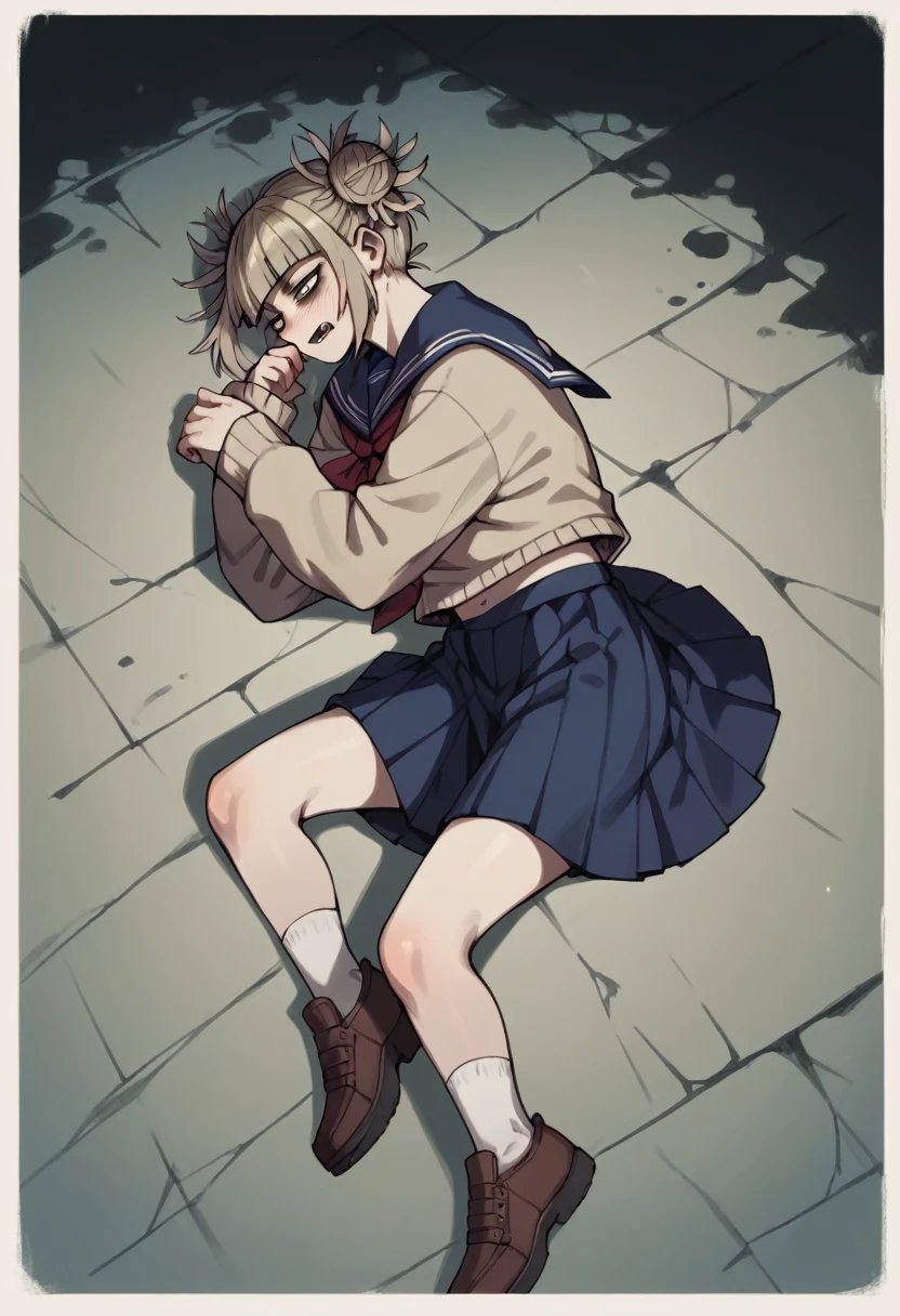 Himiko Toga on the ground (Dead) (bled)