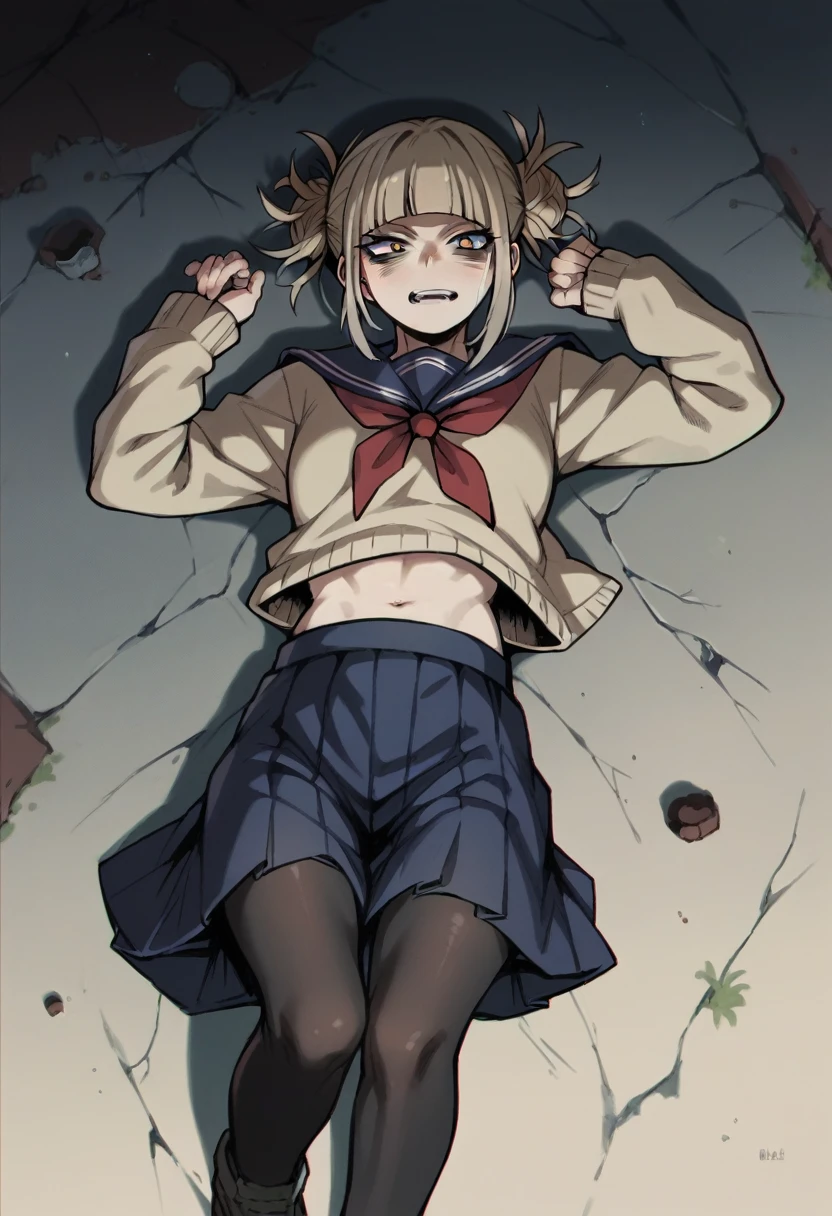 Himiko Toga on the ground (Dead) (bled)