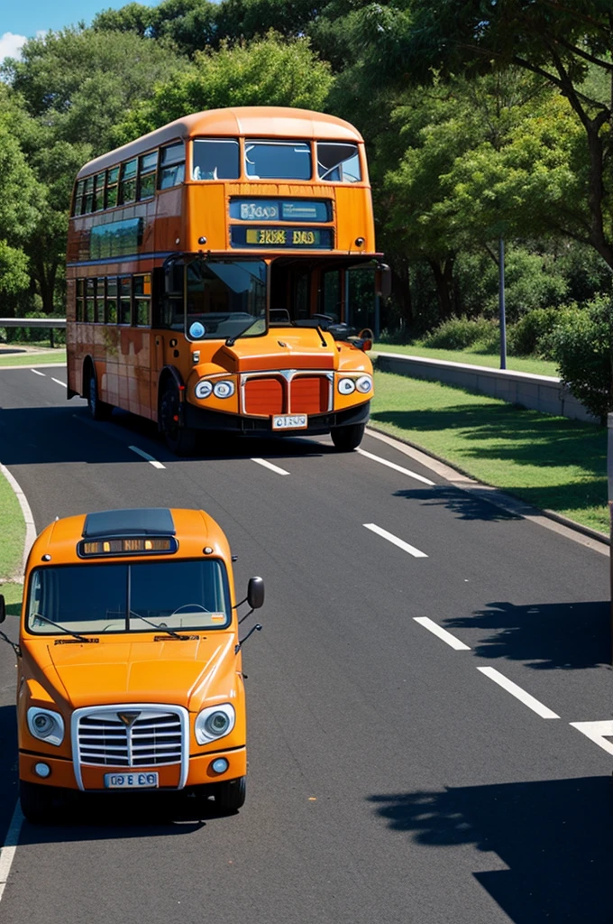 Bus 2D animation