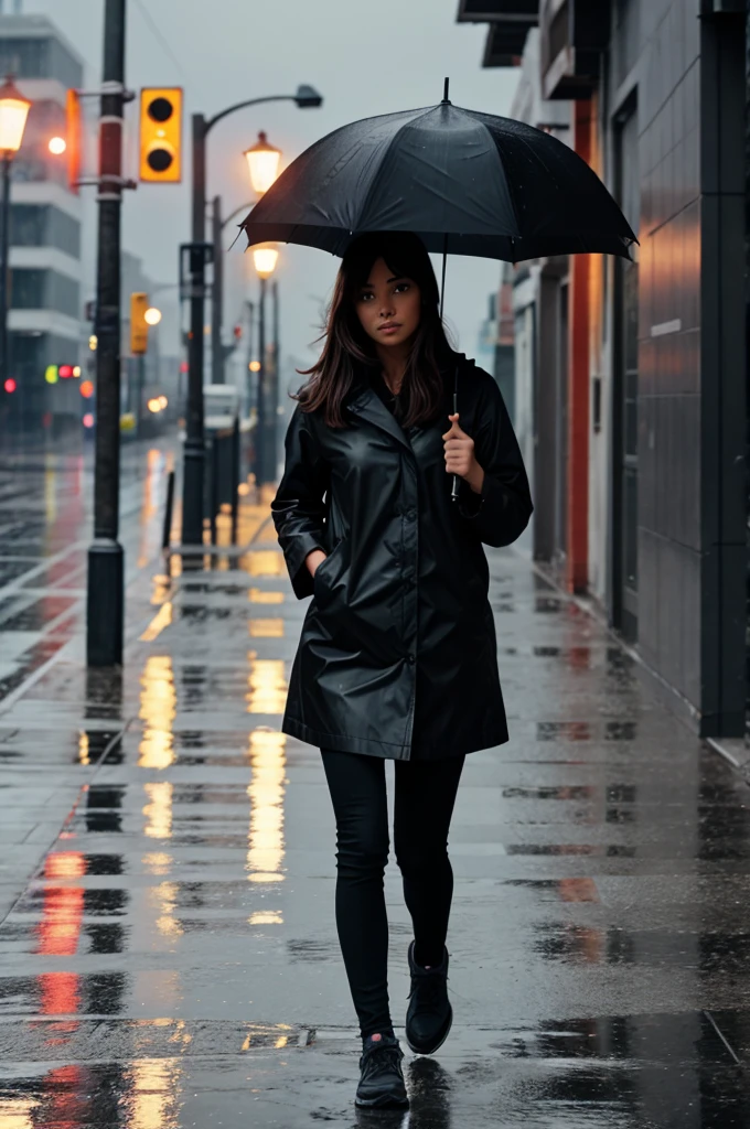 A walking rain