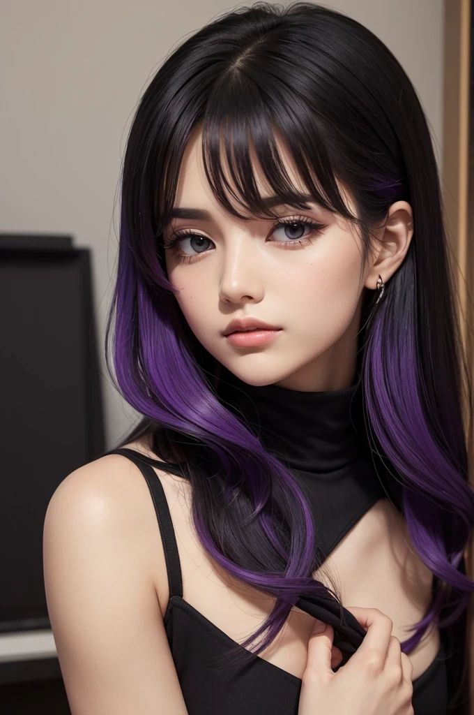 Create the name "Guiryus" with a calm and serene shade of black, orange and purple