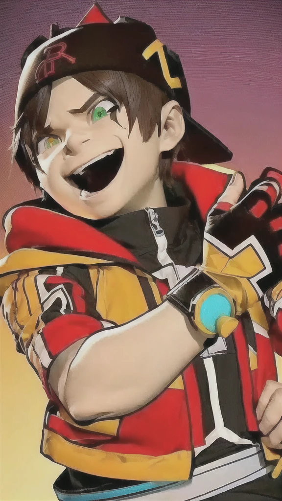 Realistic 3D cartoon boboiboy animation