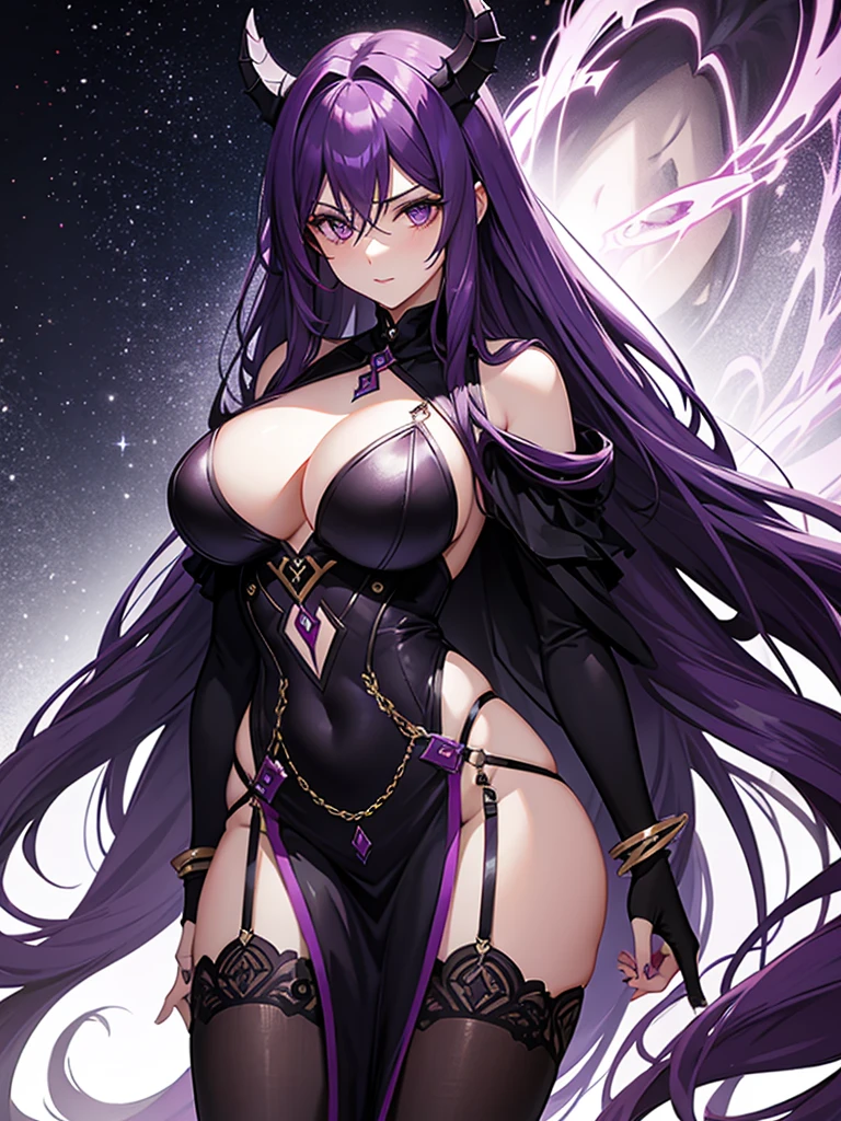 purple hair milf goddess of darkness