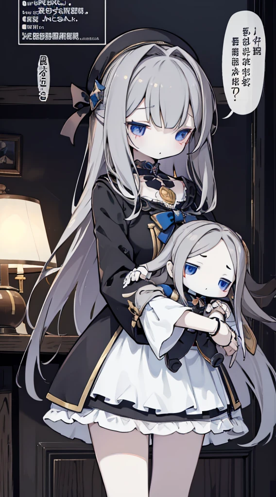 Doll girl，Puppet joints，Globular joints，Puppet joints，Puppet joints，Puppet Expression，Dull expression，Eyes without highlights，Lifeless eyes，Stiff eyes，Stiff movements，Cafe scene，Interior scene