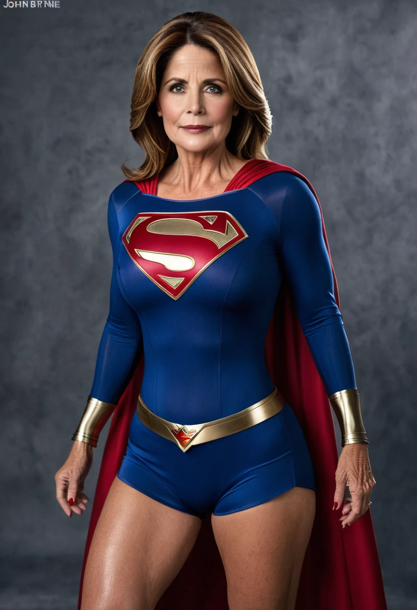 Sexy super old  Lorraine Bracco em 2024 Supergirl; HD. Photograph, ((realism)), extremely high quality RAW photograph, ultra detailed photograph, sharp focus, high resolution, (detailed skin:1,3),high quality, film grain, Fujifilm XT3,Highly Detailed, movie, (Cinematic Photo:1.3) of (Realistic:1.3), by John Byrne