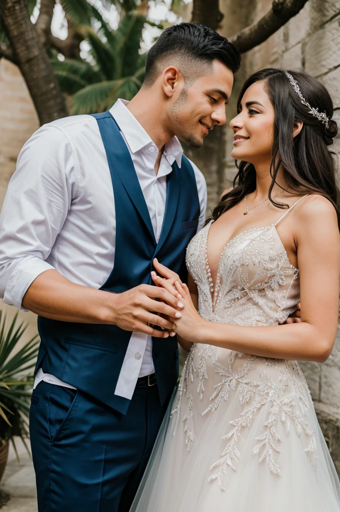 Marriage couple hands
