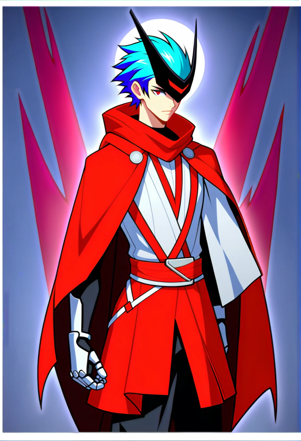 1in kinu-sensei artstyle, Kinu Nishimura style, muted pastel colors, (multiple views:1.2), 1boy, solo, hardboiled, reploid, The image showcases several iterations of the character Megaman X in his design from "Mega Man X8". This character, a Reploid, features a sleek, futuristic design with a predominantly blue color scheme and light blue highlights. The first design shows a rounded, simplistic form, emphasizing a youthful and approachable appearance. The second design introduces angular features, giving him a tougher and more mature look. The third design further enhances these aspects with added armor details and more defined muscle structure, highlighting his combat-ready nature. The side profiles show his helmet with a red gem centerpiece and intricate arm and leg armor details. The overall art style is dynamic, with clean lines and a mix of soft and hard shading to emphasize his mechanical yet heroic qualities. AI art prompts: - "Futuristic Reploid, Megaman X design,, kinu-sensei artstyle,in kinu-sensei artstyle