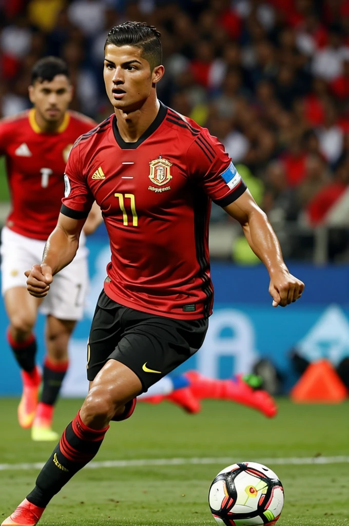 Cr7 playing for the Peruvian team 