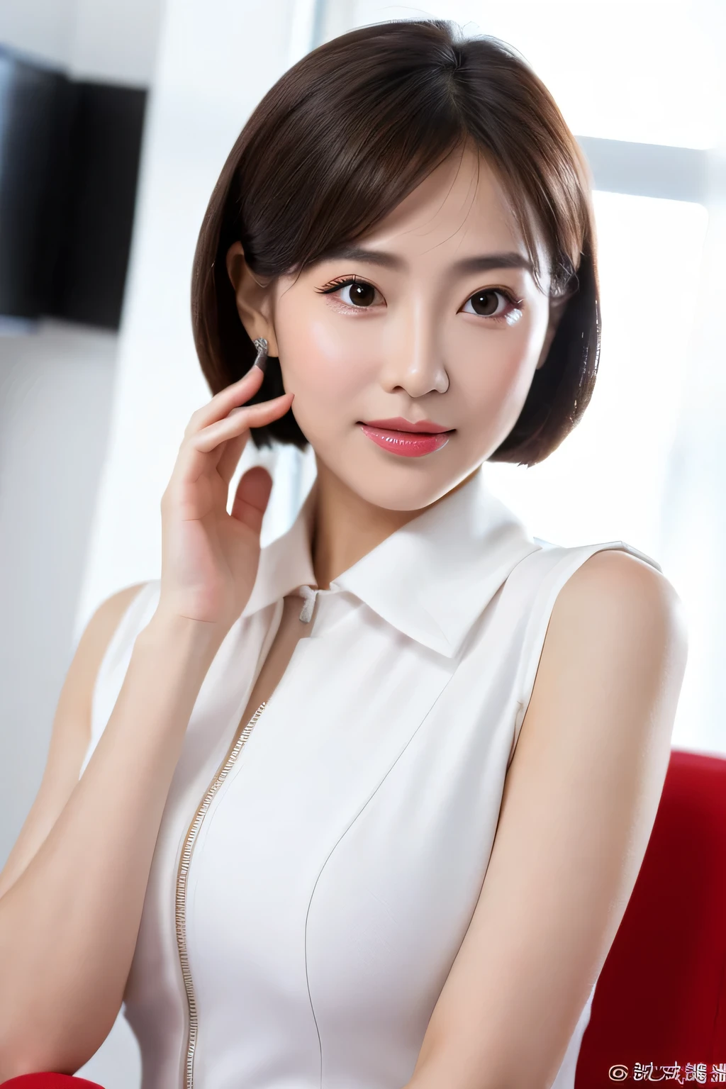((best quality)), ((masterpiece)), (detailed), perfect face, white face , air hostess sexy girl 