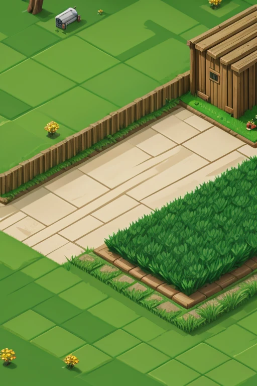 tileset for game, isometric, 2d, tile grass