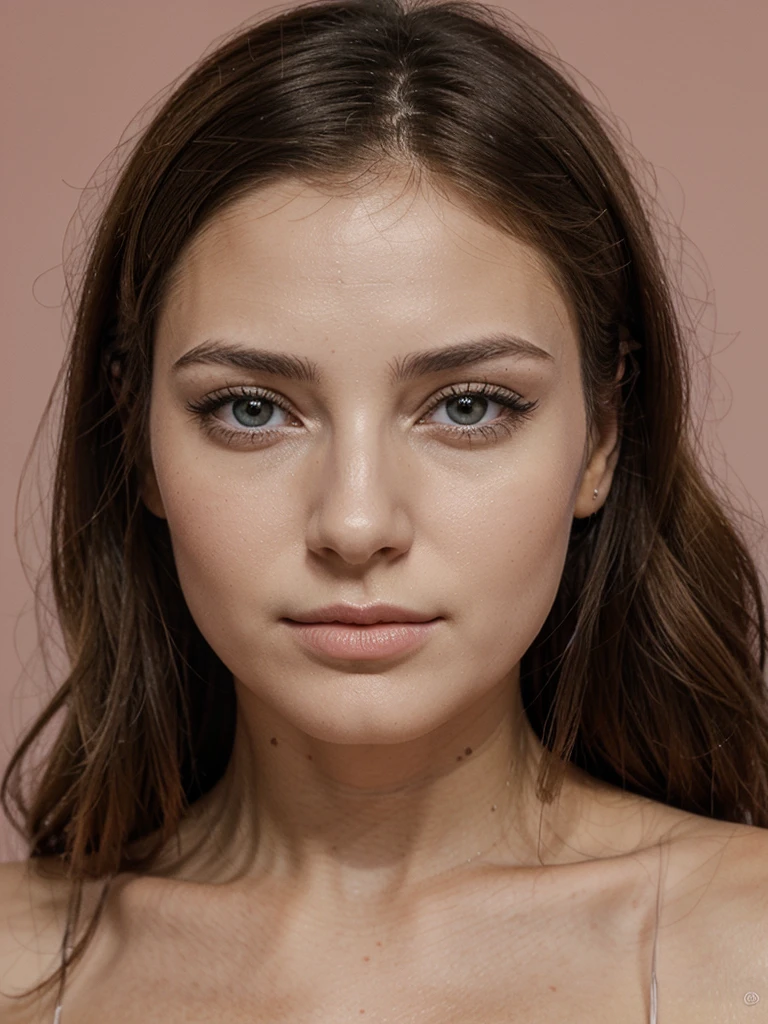 Femme brune, portarit, levres pulpeuse, visage angelique, belle, peaux matte, yeux de biche, sourcil prononcé