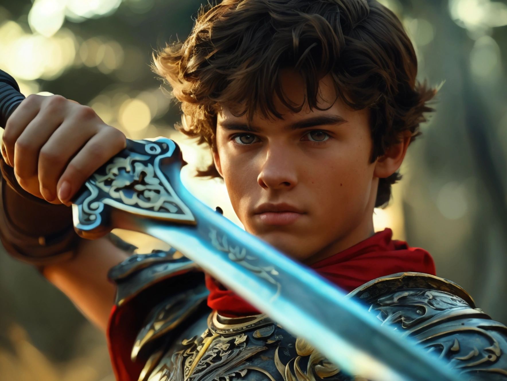 full body, Realistic photo of solo handsome teenage men ,ride a dragon ,holding a big sword