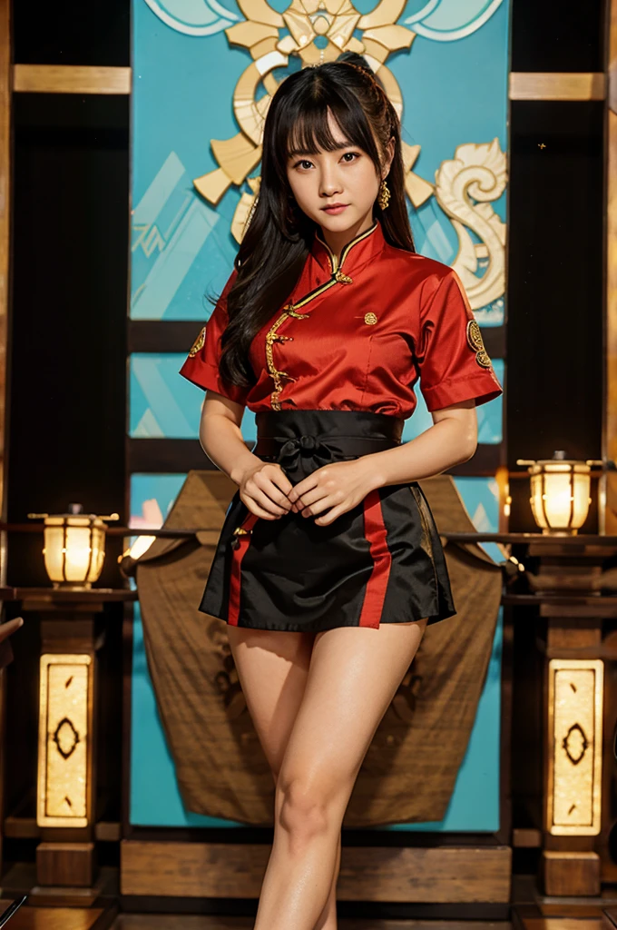 masterpiece, highest quality, alone,1 girl,looking at the viewer,city,anime style,full body,
 Encourage,smile,shoes、smile,fine eyes、puffy eyes、bright outdoors,Bright downtown、highest quality, 超High resolution, (reality: 1.4), movie lighting、Japanese、asian beauty、Korean、super beautiful、beautiful skin、body turns forward、whole body,Upper body、(超reality的な)、(High resolution)、(8K)、(very detailed)、(美しくfine eyes)、(Super detailed)、 (wall-)、detailed face、bright lighting、professional lighting、looking at the viewer、look straight ahead、slanted bangs、brown hair、