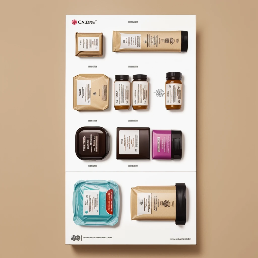 Create a packaging designe for a brand cald epiderme its  dietary supplement brand  the packaging look beautiful catchy creative and has a pharmaceutical look the packaging make many examples of the packaging and make a mockup 