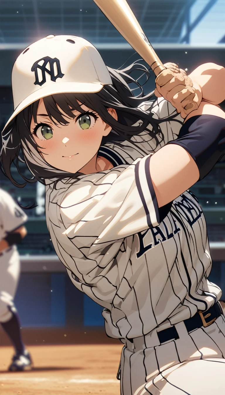 Baseball professional player，woman，High Saturation，CG Art， Makoto Shinkai&#39;s photo, pure, Concept Art, Lofi Art style，Shinkai Makoto animation art style, Lofi Art, Beautiful anime scene, Anime Landscape, Detailed scenery, Makoto Shinkai&#39;s style, Makoto Shinkai&#39;s style, Enhance Details