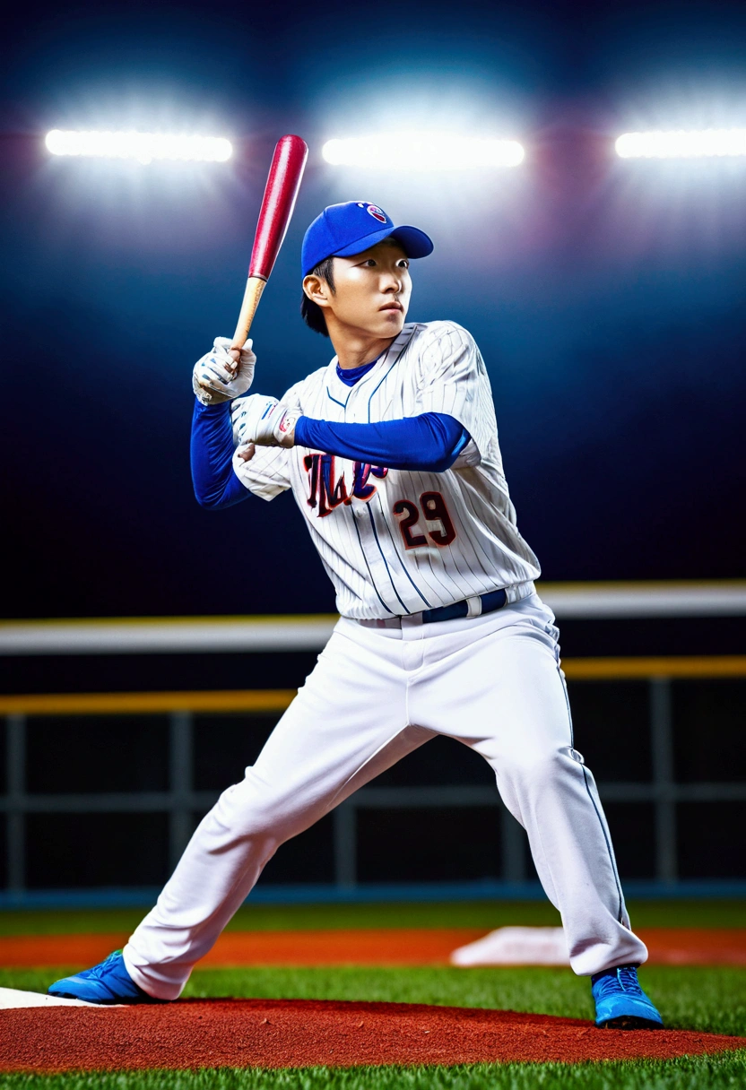 Baseball Player, Bart Simpson, full body, cinematic still, cinemascope, (best quality, masterpiece), very aesthetic, perfect composition, intricate details, ultra-detailed, vivid colors