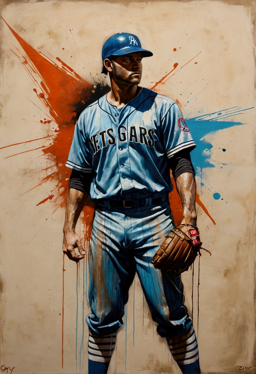 Baseball Player, Bart Simpson, full body, cinematic still, cinemascope, (best quality, masterpiece), very aesthetic, perfect composition, intricate details, ultra-detailed, vivid colors
