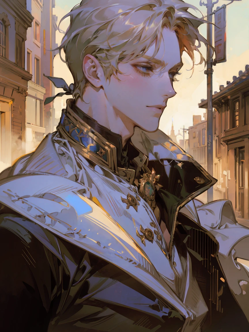 portrait of (sks man) in good mood, street fighter, attractive male, character design, dynamic lighting, cool and bright tint, painting by gaston bussiere, craig mullins, j. c. leyendecker, tom of finland
