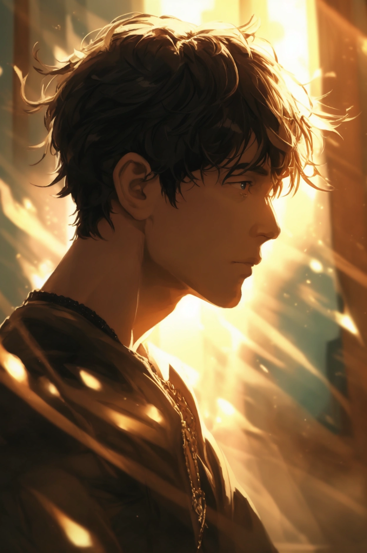 Realistic photo of solo handsome men