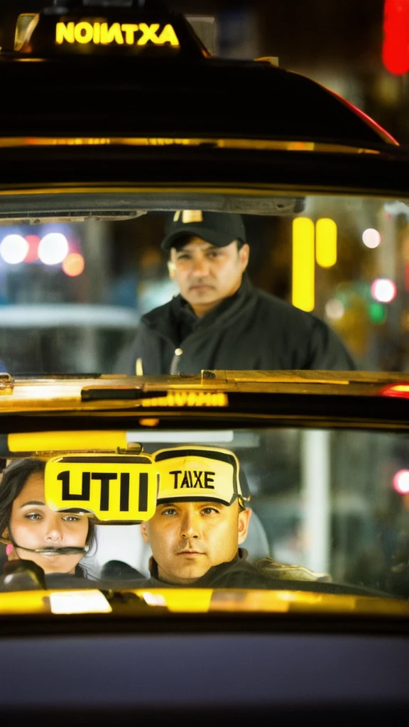 Only one taxi driver at night