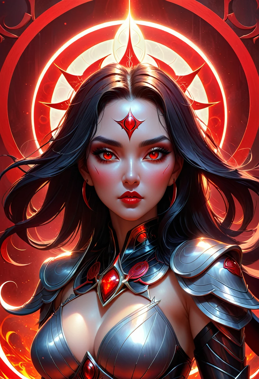 Slayer of Apep, Kiss Of Death, Elara, Legacy of the Red Sun, Anime, symmetrical facial features, symmetrical body, artstation, cinematic, videogame cover art, by Stanley Artgerm Lau, WLOP, Rossdraws, James Jean, Andrei Riabovitchev, Marc Simonetti