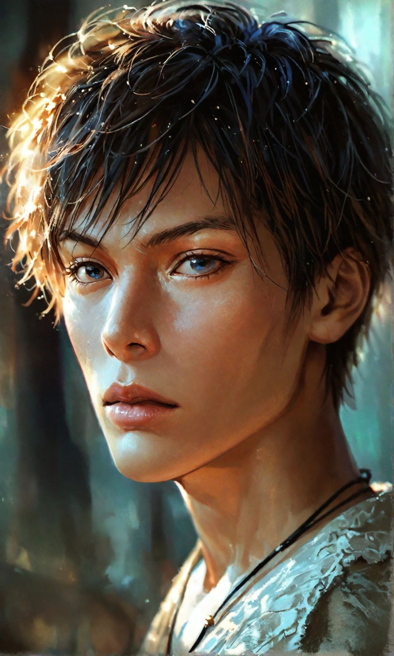 Realistic photo of solo handsome aomine daiki