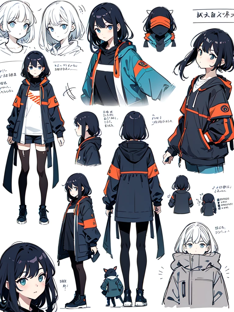 sketch (Character design sheet, same characters, whole body, Three-View, front, ~ ~ ~ ~ side, return),(Very bright:1.1), White Background, [1 Girl:7], (Tilt your head:1.2), ([sketch|watercolor \(Moderate\)]:1.15),Chaotic Abstractionな背景, Vector Trace, Gradient Blending, Bright colors, that&#39;wonderful, 非常にdetailed, Complex, (Very low contrast:1.4） and whole body, Artistic elements add depth to the work. The overall atmosphere is creepy and nightmarish...., With a unique artistic touch. This movie is、The dark and crazy world of horror movies depicted in HD., Evoke visual stimuli and aesthetic sense, that will terrify and excite the audience....,watercolor画, （Lightless, Eyes without highlights, evil eye, An ugly person with white eyes, that&#39;Red eyeliner）,whole body絵, Wearing a maid outfit （Gradient braided hair, (Light purple hair), (Ink blotches:1.1), (pale:1.2),(Light purple:1.2),(Light green:1.2)　Adult features,expensive, Wearing black tights,Green Eyes, The skin is hidden　and maid, The background is a dark and desolate landscape, Horror movie atmosphere. Her figure is very beautiful, Emphasizing the dark and crazy elements. Skillfully expressing the effects of light and shadow, detailed, The face and expression of the black costume are also carefully drawn....,sketch (Character design sheet, same characters, whole body, Three-View, front, ~ ~ ~ ~ side, return) 1 female, Nervous,Cowboy Shot,,(Very bright:1.1), White Background, [1 Girl:7], (Tilt your head:1.2), ([sketch|watercolor \(Moderate\)]:1.15),Chaotic Abstraction
