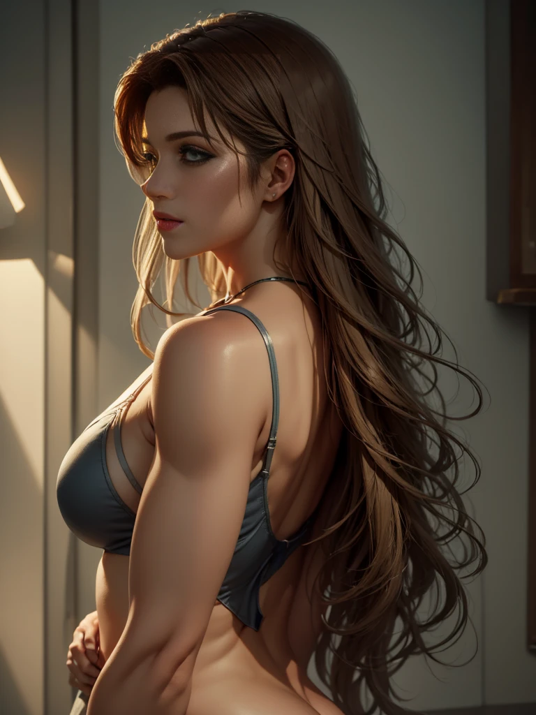 mdjrny-v4 style portrait of a female leprechaun, voluptuous, gorgeous detailed face, mischievous smirk, ample hips, insanely detailed accentuated big booty, mature, great aesthetics, perfect anatomy, well proportioned body, intricate, elegant, highly detailed, digital painting, artstation, concept art, smooth, sharp focus, illustration, art by artgerm and Greg Rutkowski and alphonse mucha, 8k, High-quality, insanely detailed,